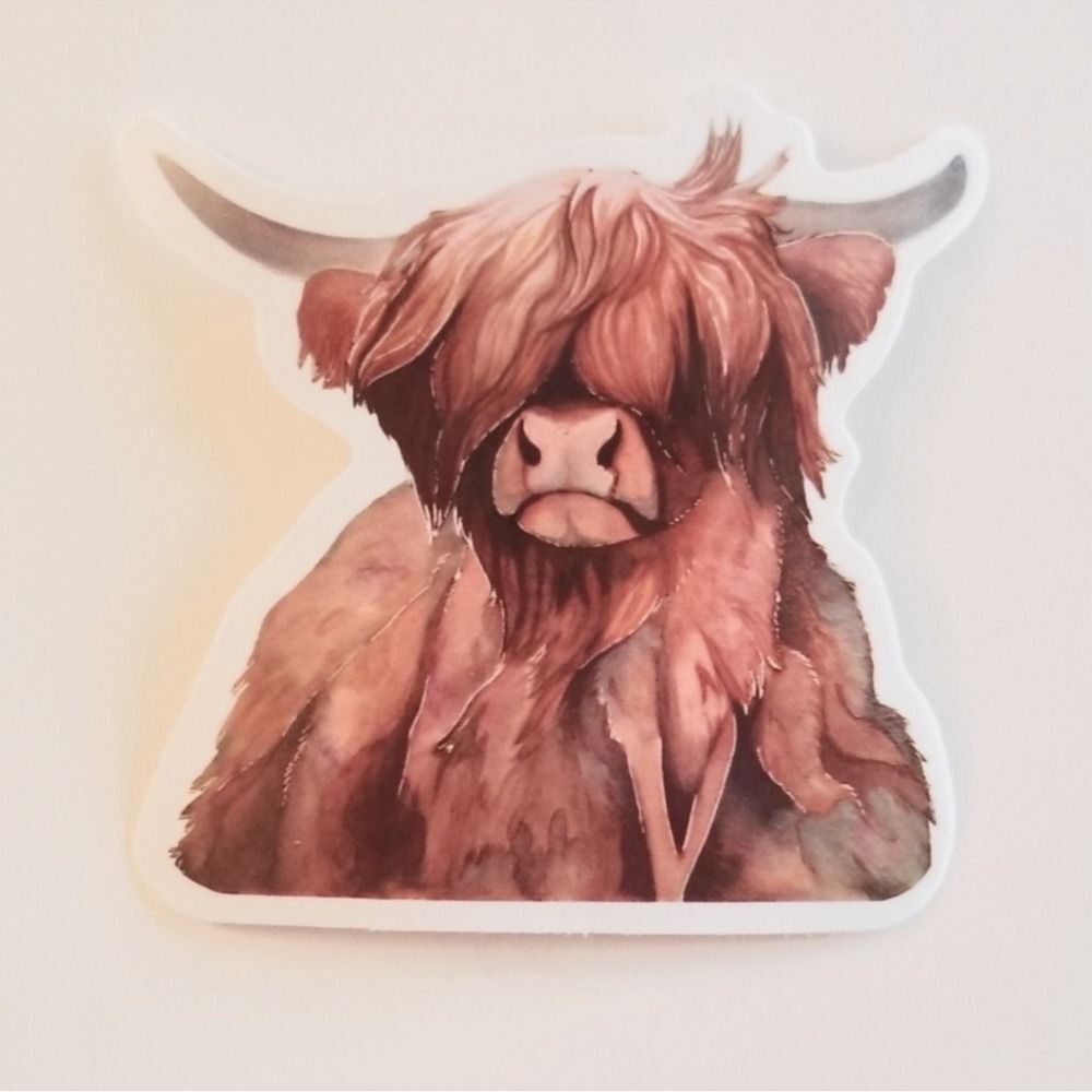 Highland Cow Sticker